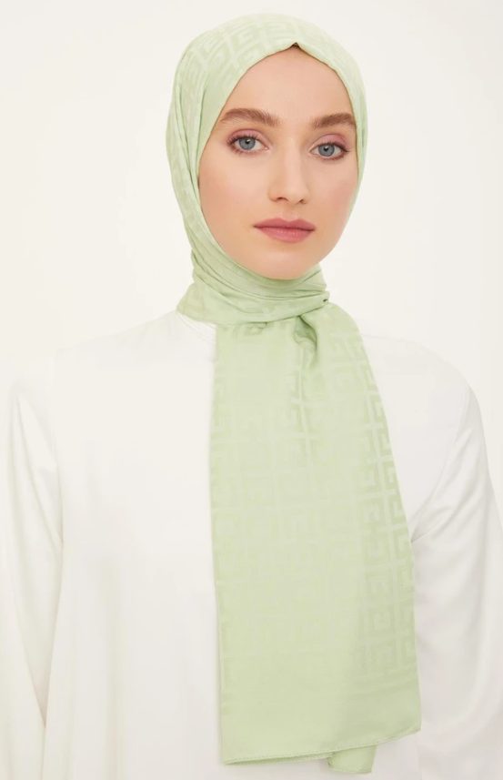 Armine Trend Safir Şal 2-241825 Açık Yeşil