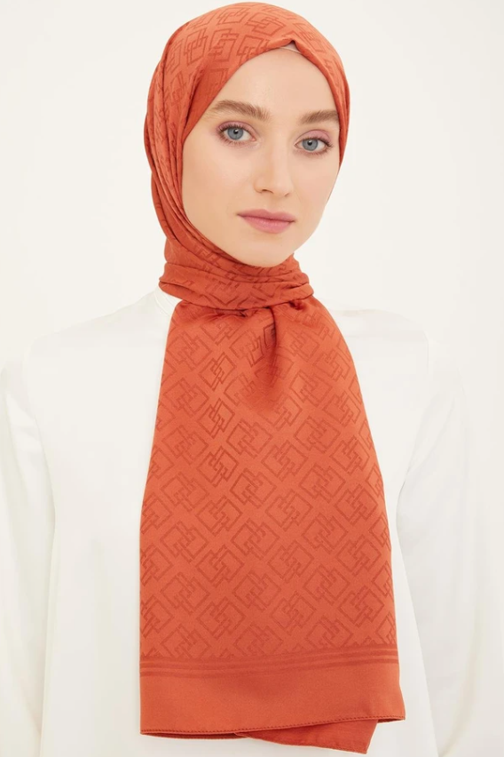Armine Trend Safir Şal 3-241838 Kiremit