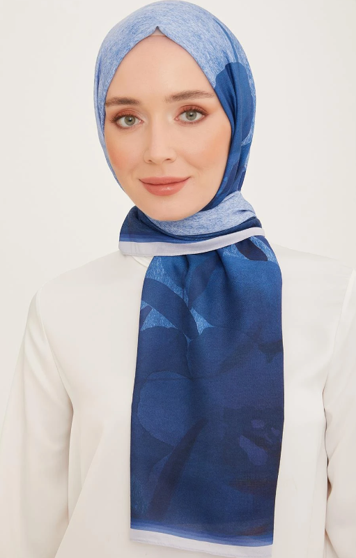 Armine Trend Şal 10000 - 13 Lacivert