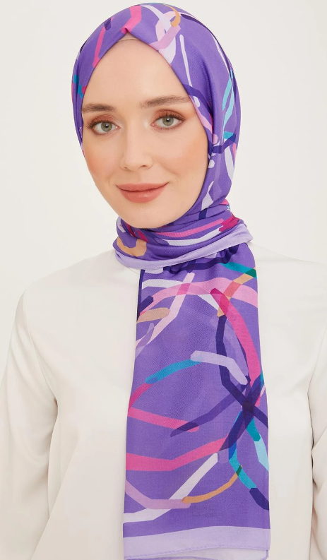 Armine Trend Şal 10002-12 Mor