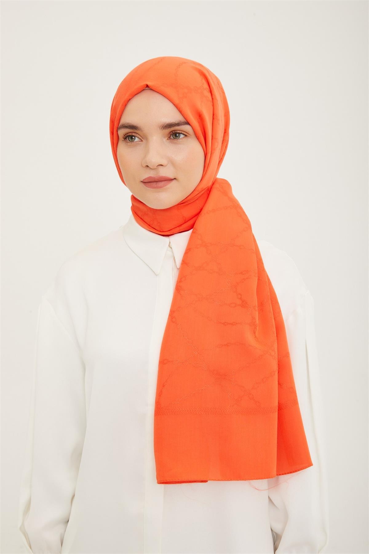 Armine Trend Turuncu Hazan Şal IST 1 - 23038