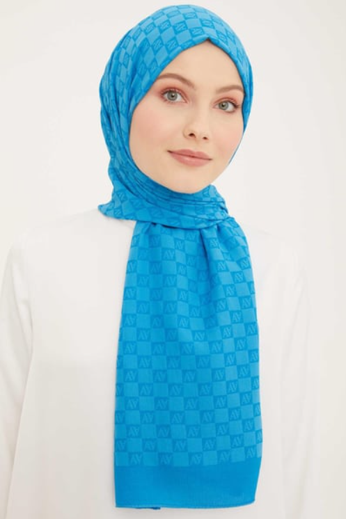 Armine Trend Ultra Lıght A Logo Gök Mavisi Rengi Şal IST 18 - 23051