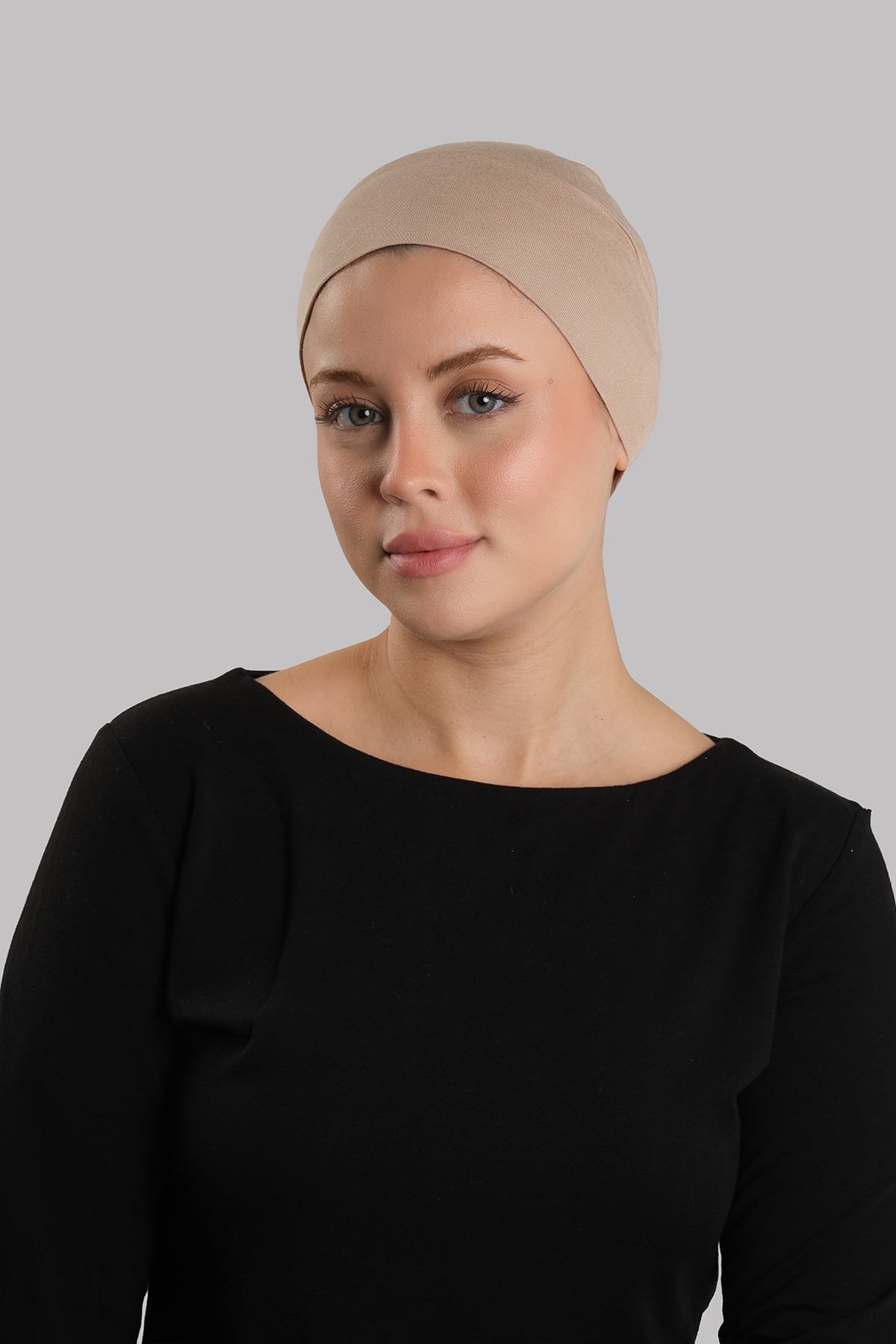 Bej Pratik Hazır Geçmeli İç Bone Viskon Fileli Nefes Alabilen 3014_12