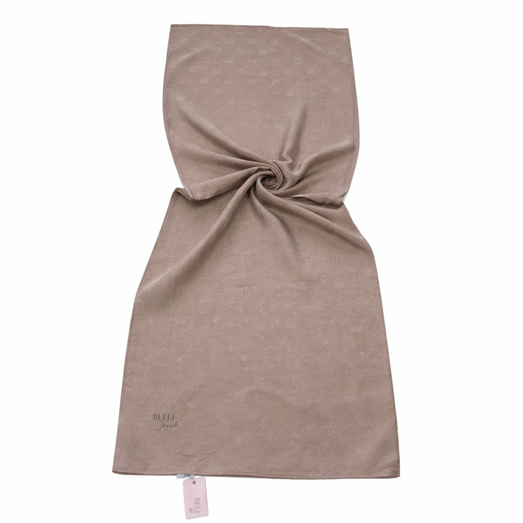 Belli Fresh Monogram Şal 3 Vizon 103