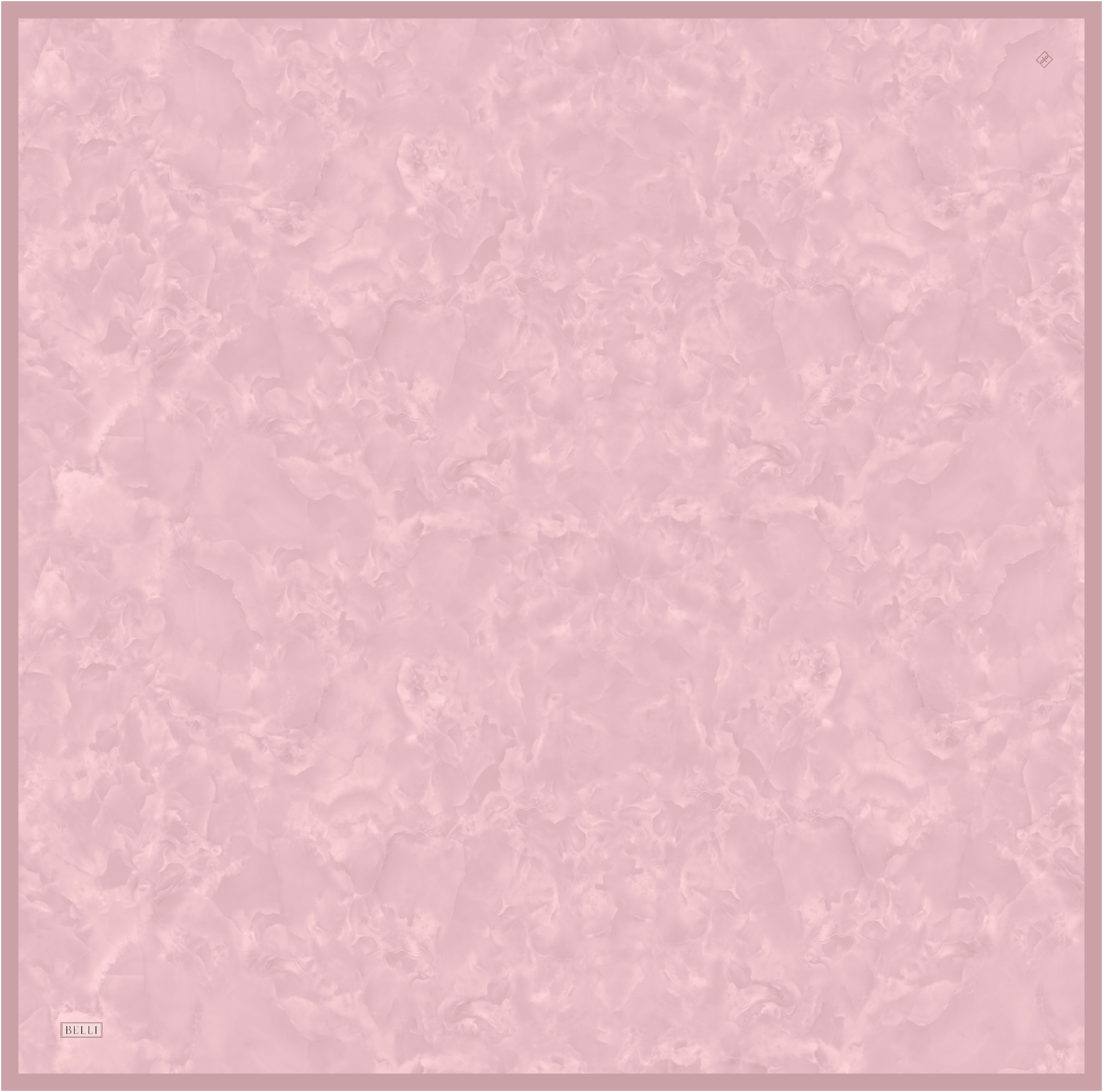 Belli Tivil İpek Eşarp 4428 01 Pembe Soyut Desen