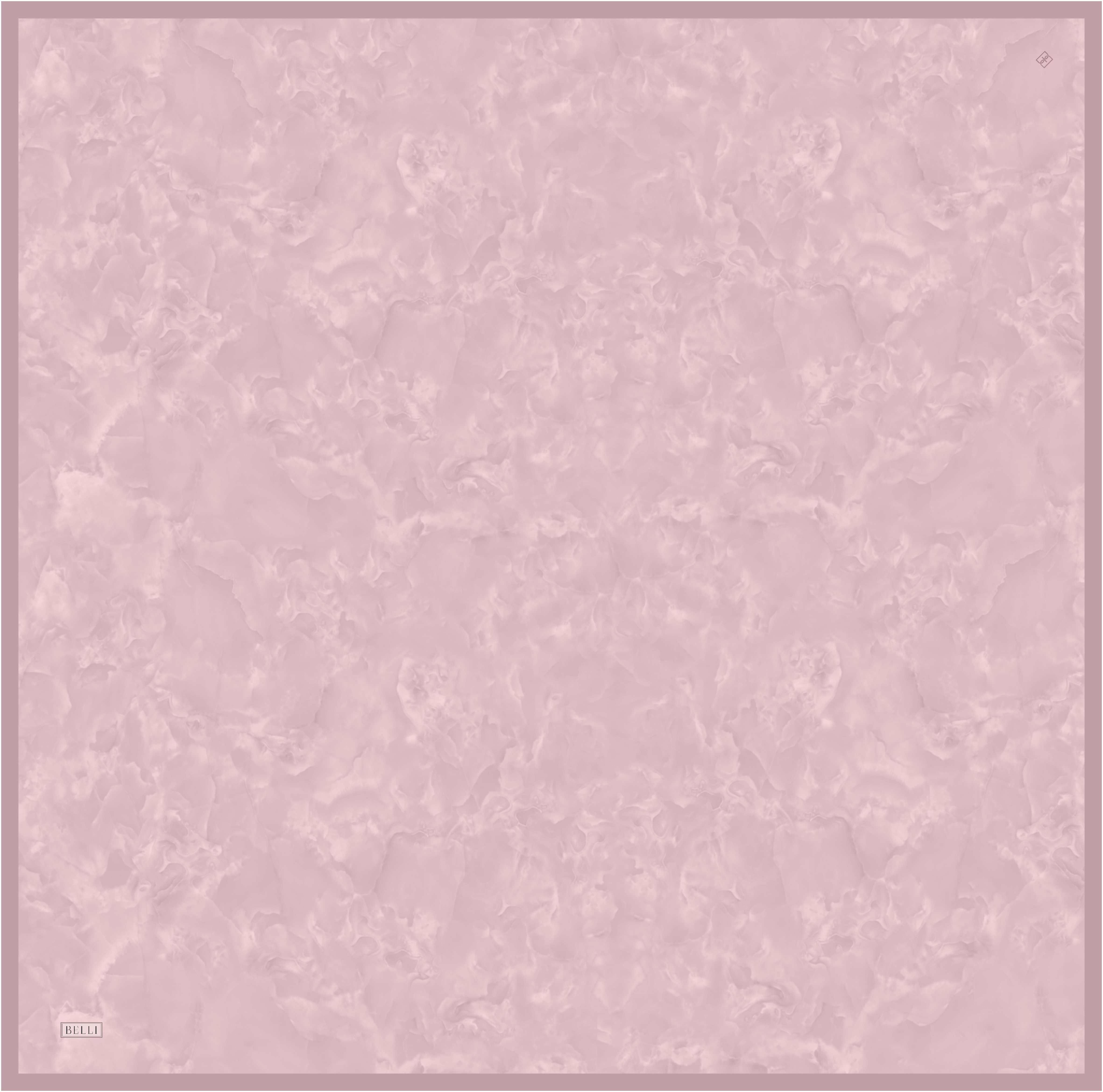 Belli Tivil İpek Eşarp 4428 01 Pembe Soyut Desen