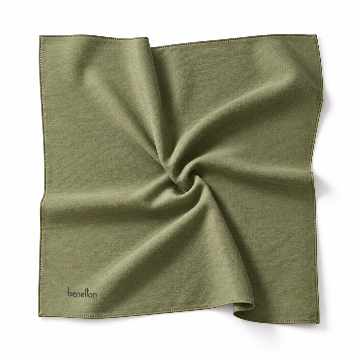 Benetton Siena Eşarp 1022 014 Çağla Yeşili Düz Desen