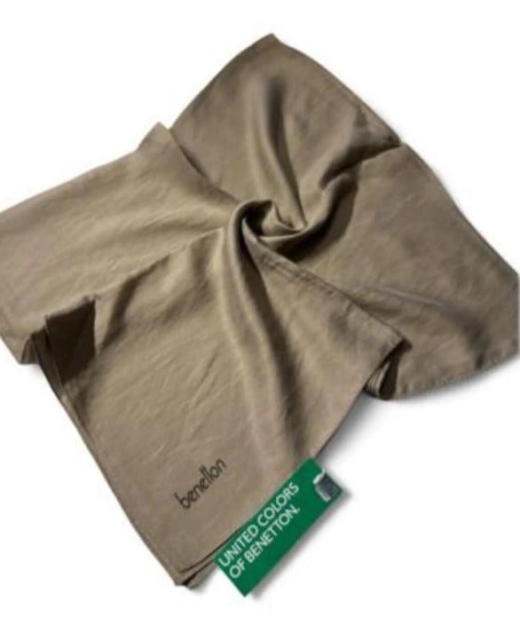 Benetton Siena Eşarp 1022 025 Vizon Düz Desen