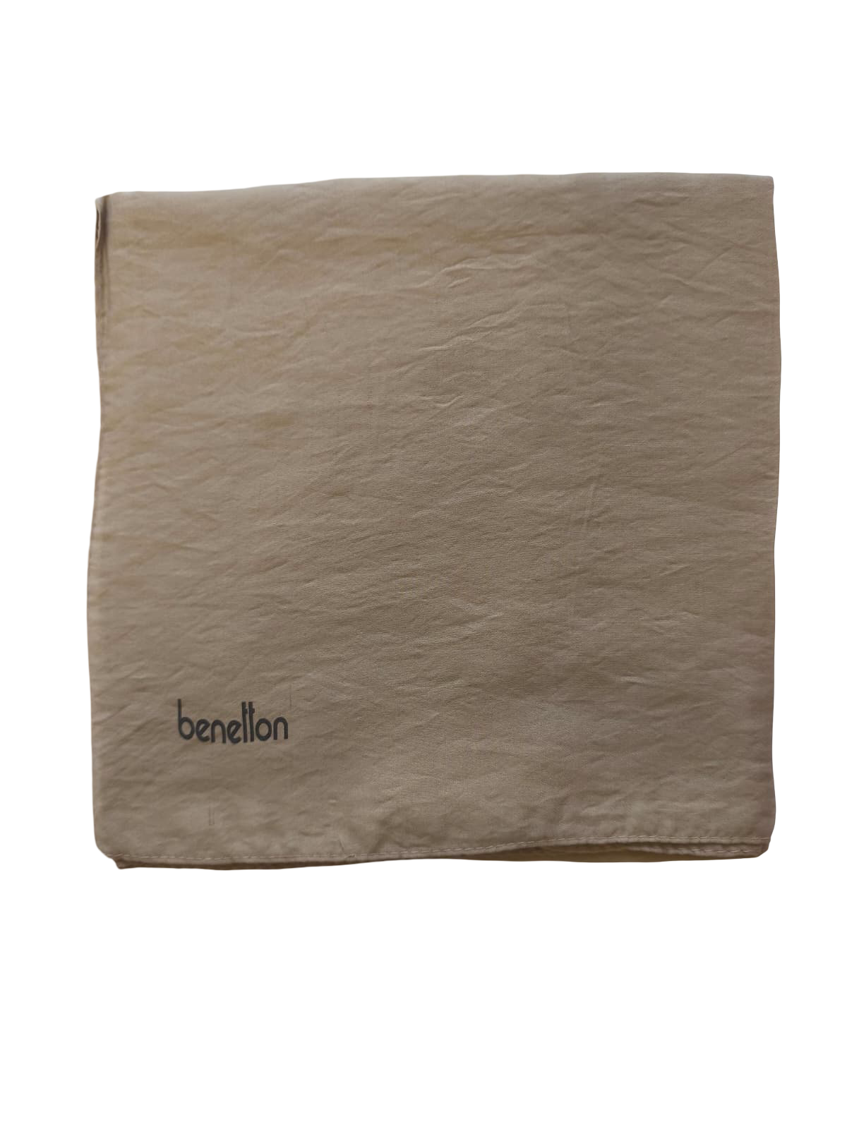 Benetton Siena Eşarp 1022 064 Sütlü Kahve Düz Desen