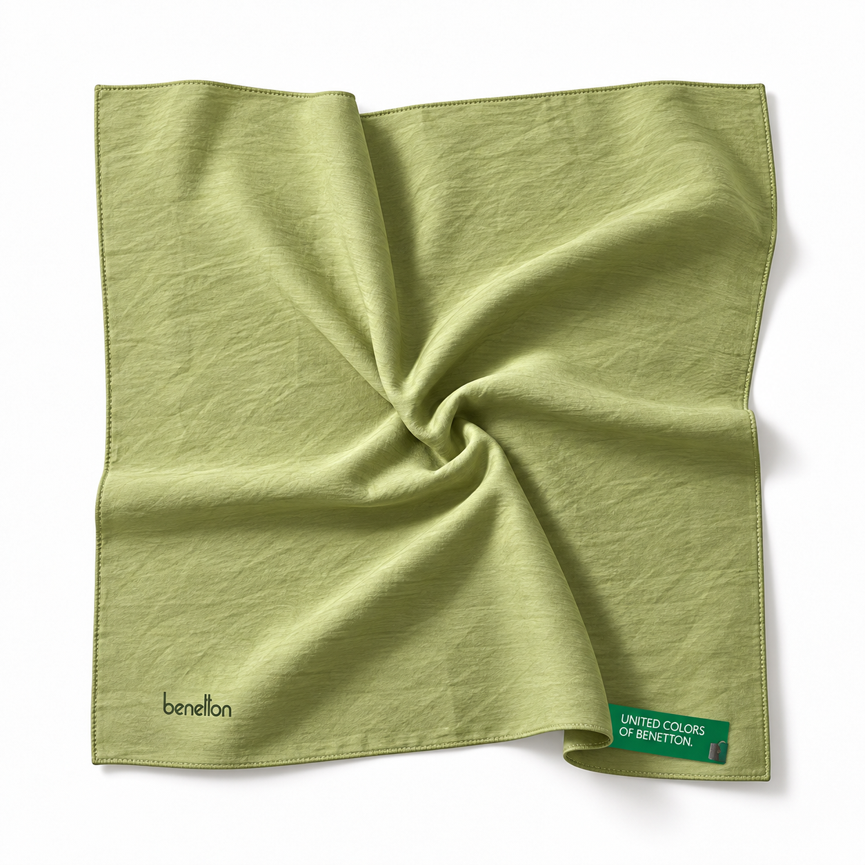 Benetton Siena Eşarp 1022 066 Tereyağ Düz Desen
