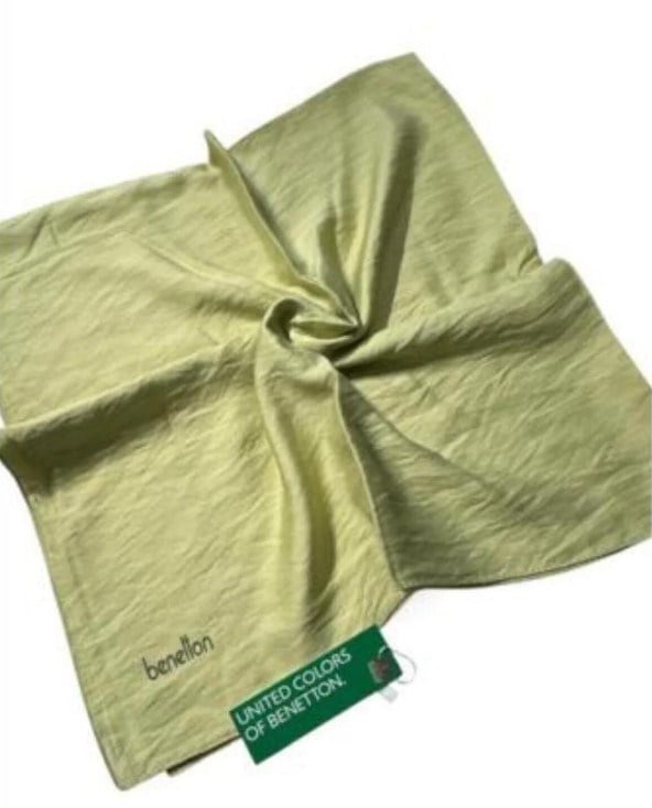 Benetton Siena Eşarp 1022 066 Tereyağ Düz Desen