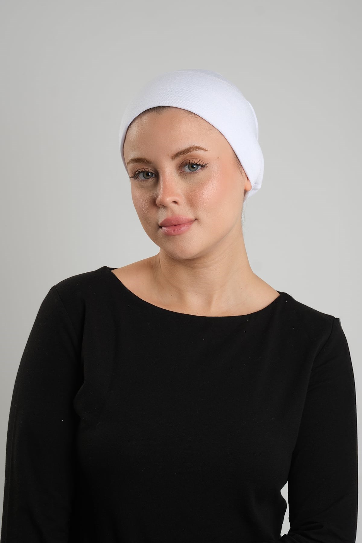 Beyaz Pratik Hazır Geçmeli İç Bone Viskon Süngerli Lastikli 3015_42