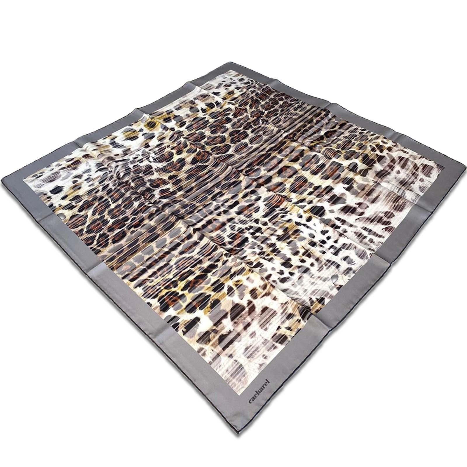 Cacharel Gri Karma Desen Tivil İpek Eşarp 8851313  -  912