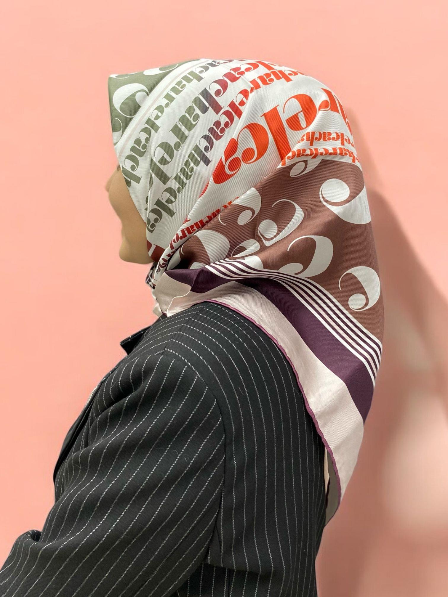 Cacharel Powder Twill Silk Scarf 30705