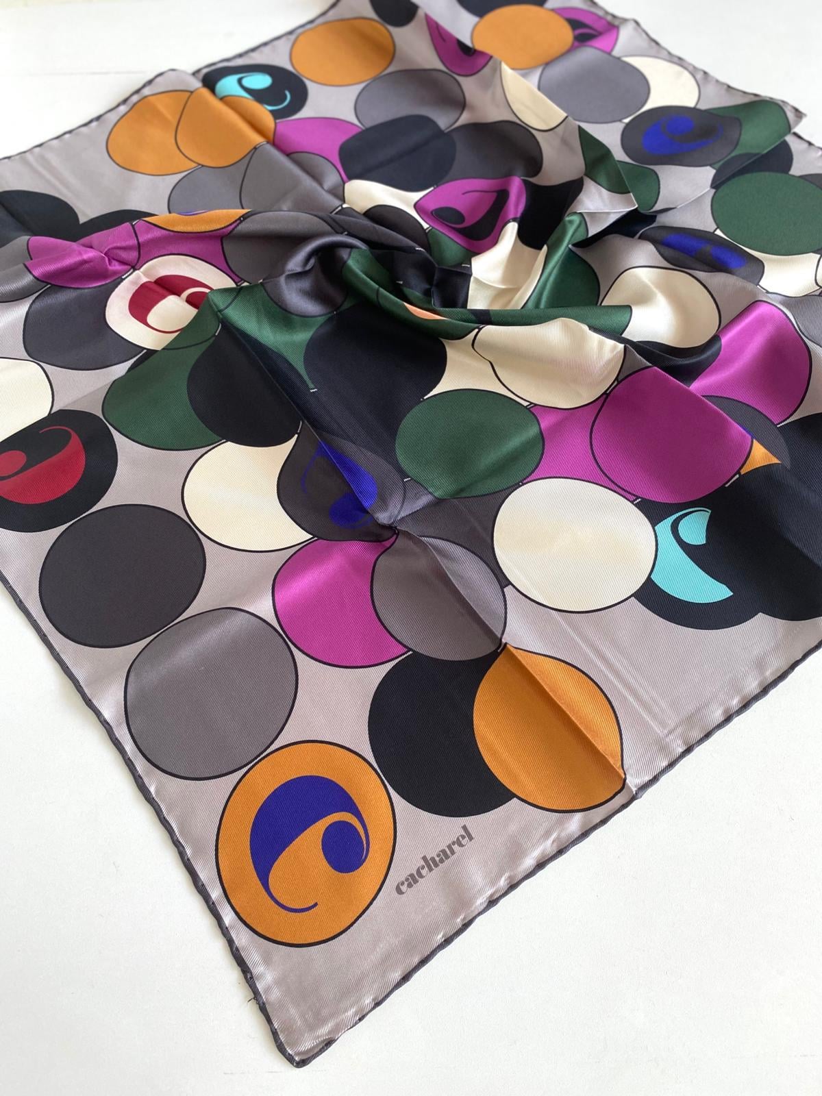 Cacharel Tivil İpek Eşarp 37085 Gri 