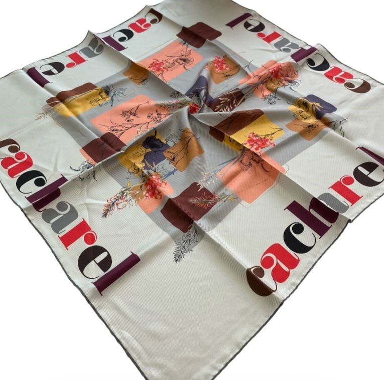 Cacharel Tivil İpek Eşarp 8337313 - 971 Gri Karışık Desen 55289