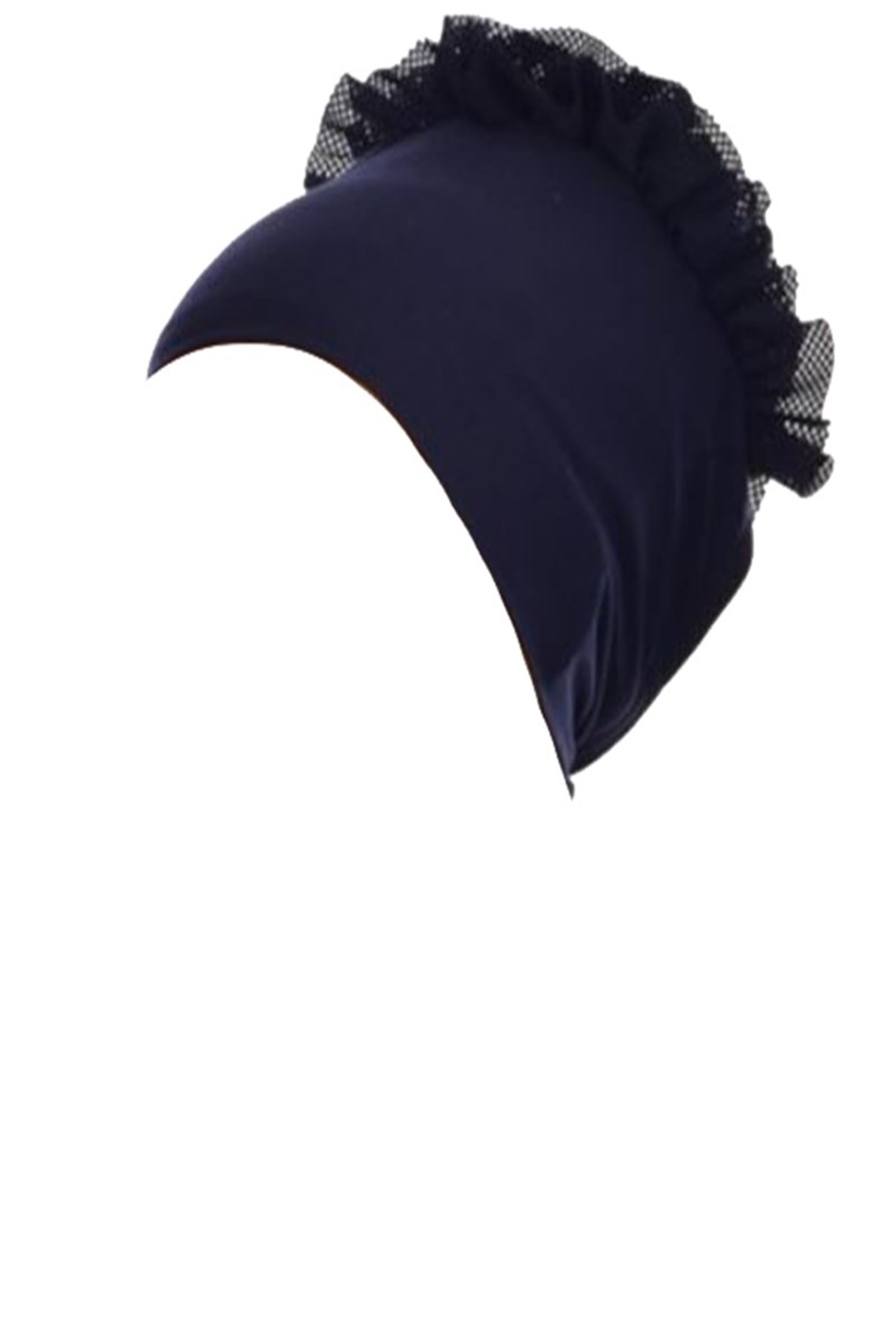 Lacy seamless Navy Blue Bonnet