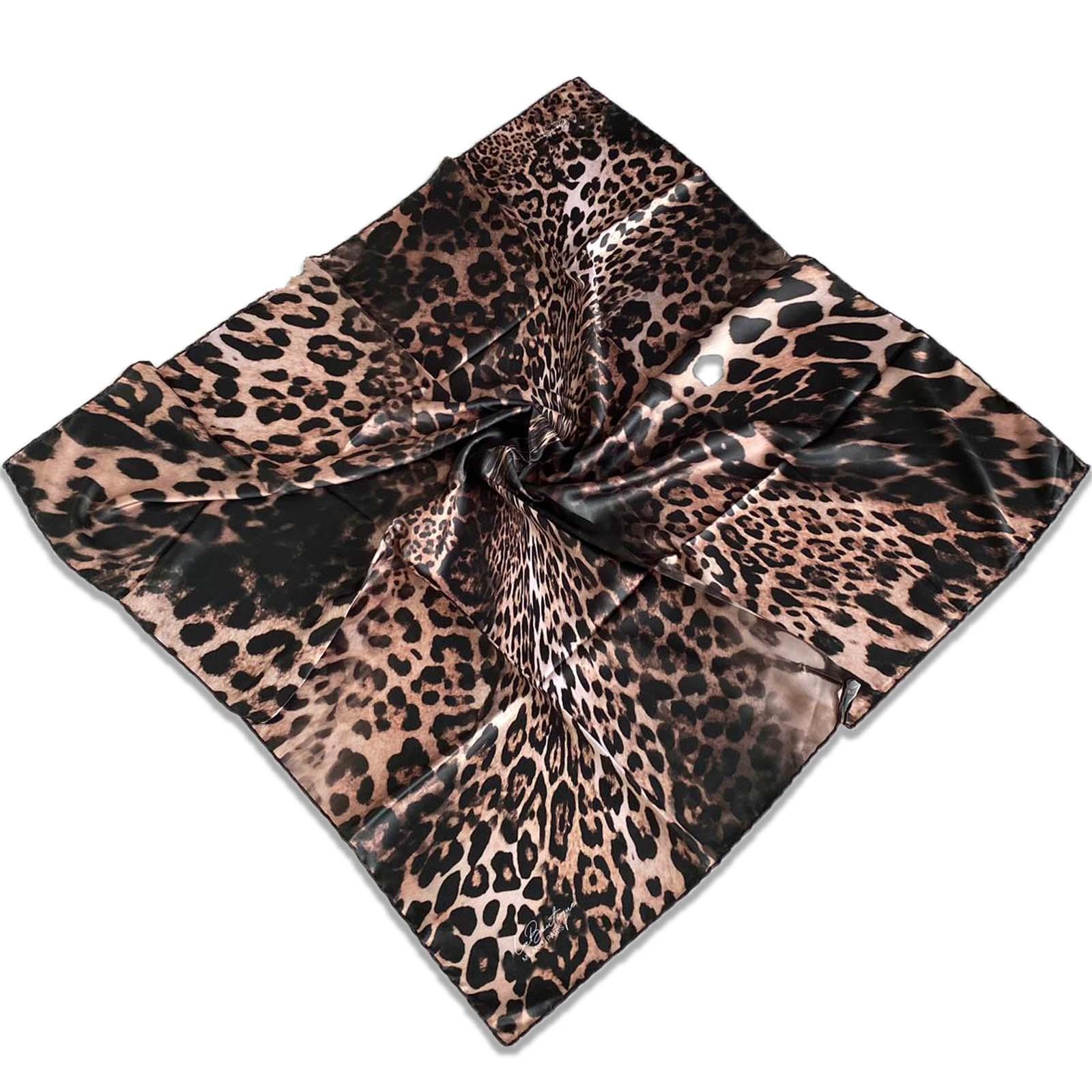 Defolu Polyester La Boutique Leopar Desenli Eşarp 32548