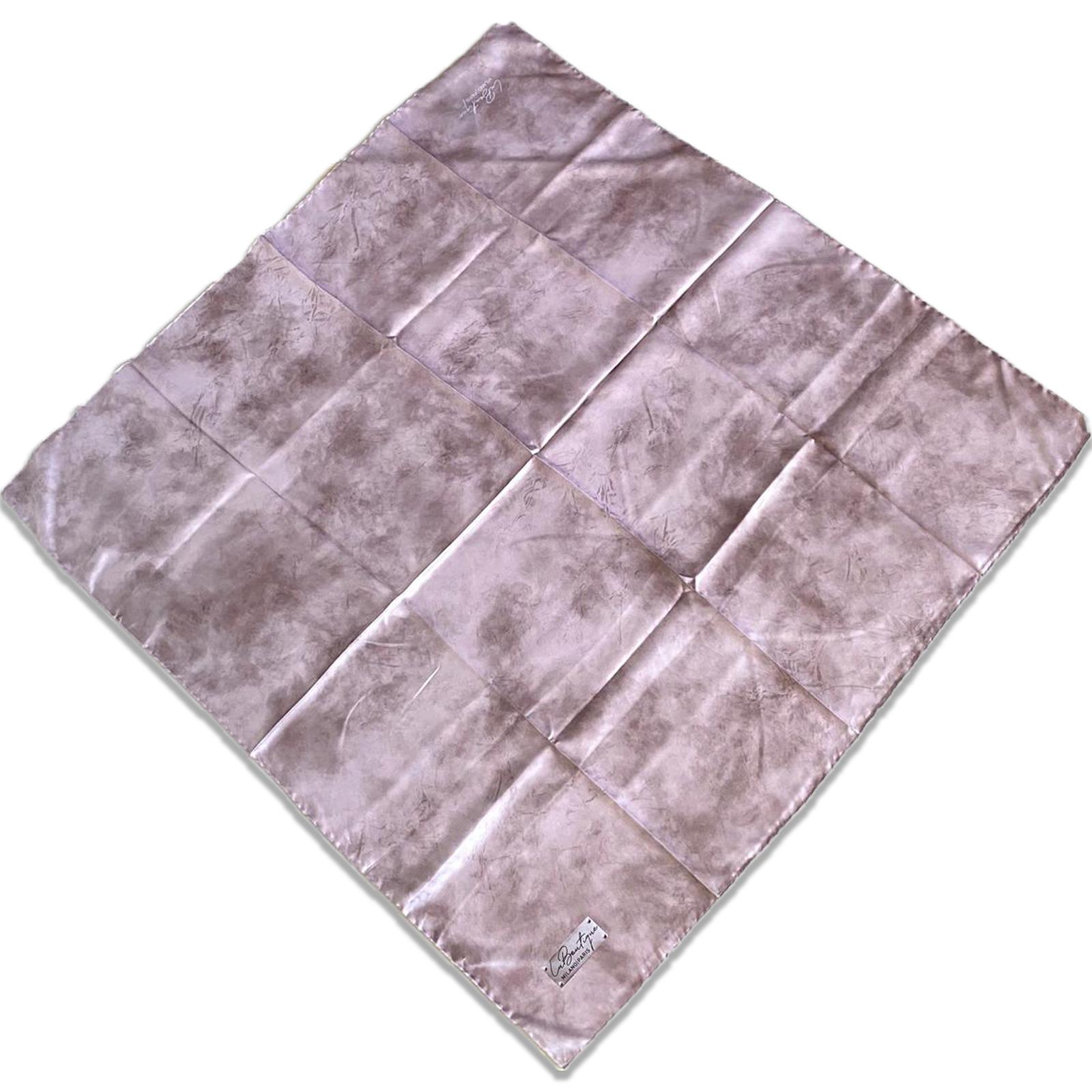 Defolu Polyester La Boutique Pudra Pembe Bulut Desen Eşarp 1863-13  34803