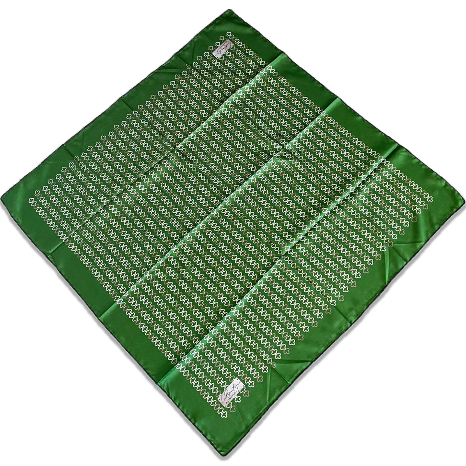 Defolu Polyester La Boutique Yeşil Karma Desen Eşarp 1866-07  34700