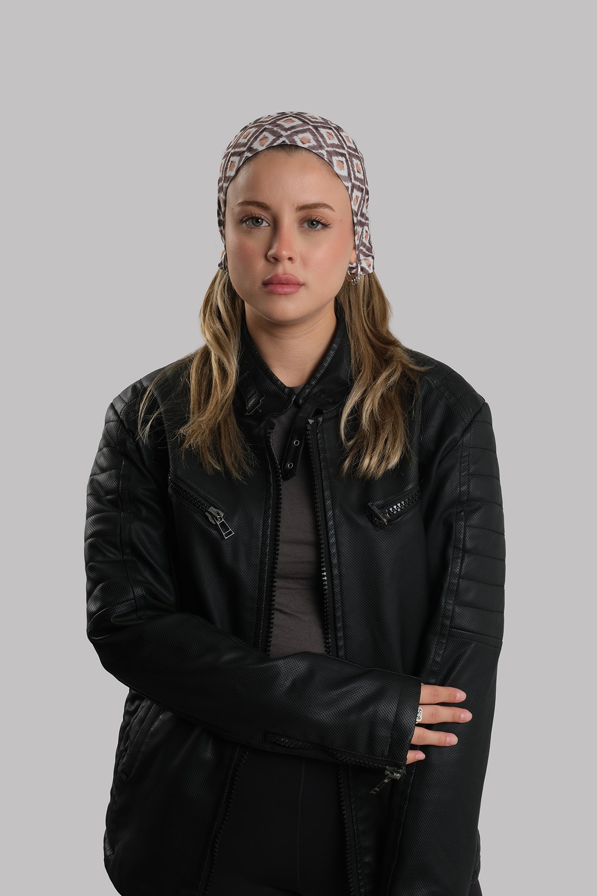Kahve Pratik Hazır Geçmeli Buff Bandana Sandy Desenli Boru Bone 2417_14