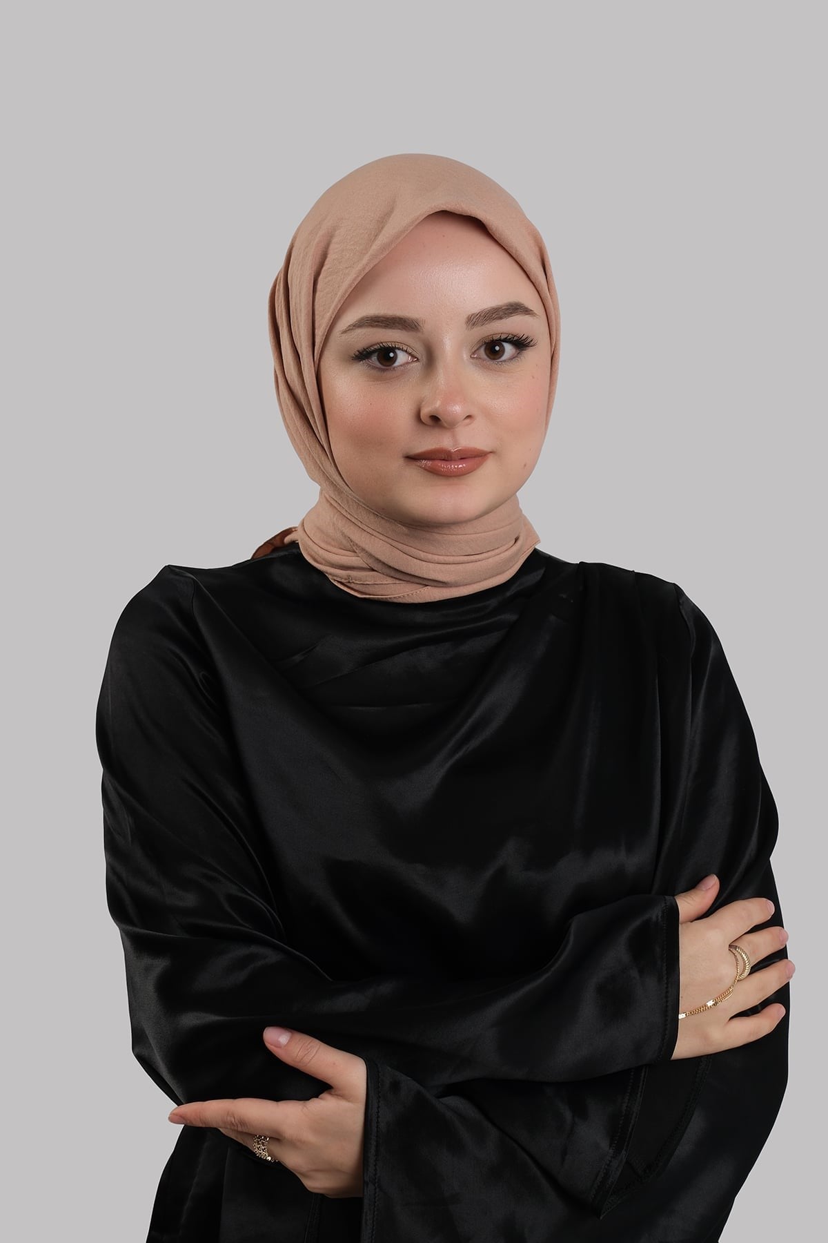 Kiremit Düz Klasik Eşarp İtalyan Dikişli Pamuk Caz Sade 202210_05