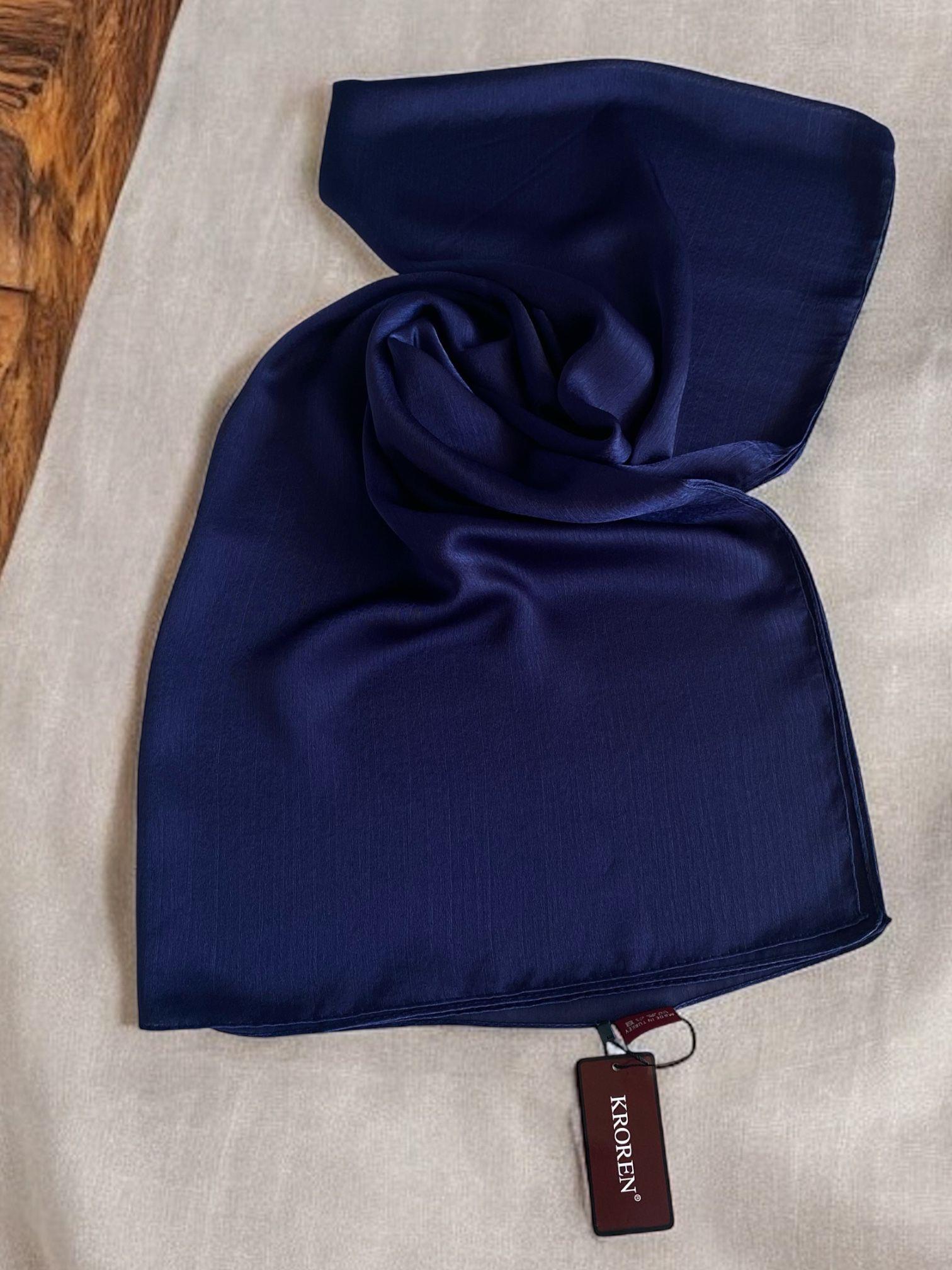 Kroren Jan Jan Morcivert Düz Renk Şal 7301-1033