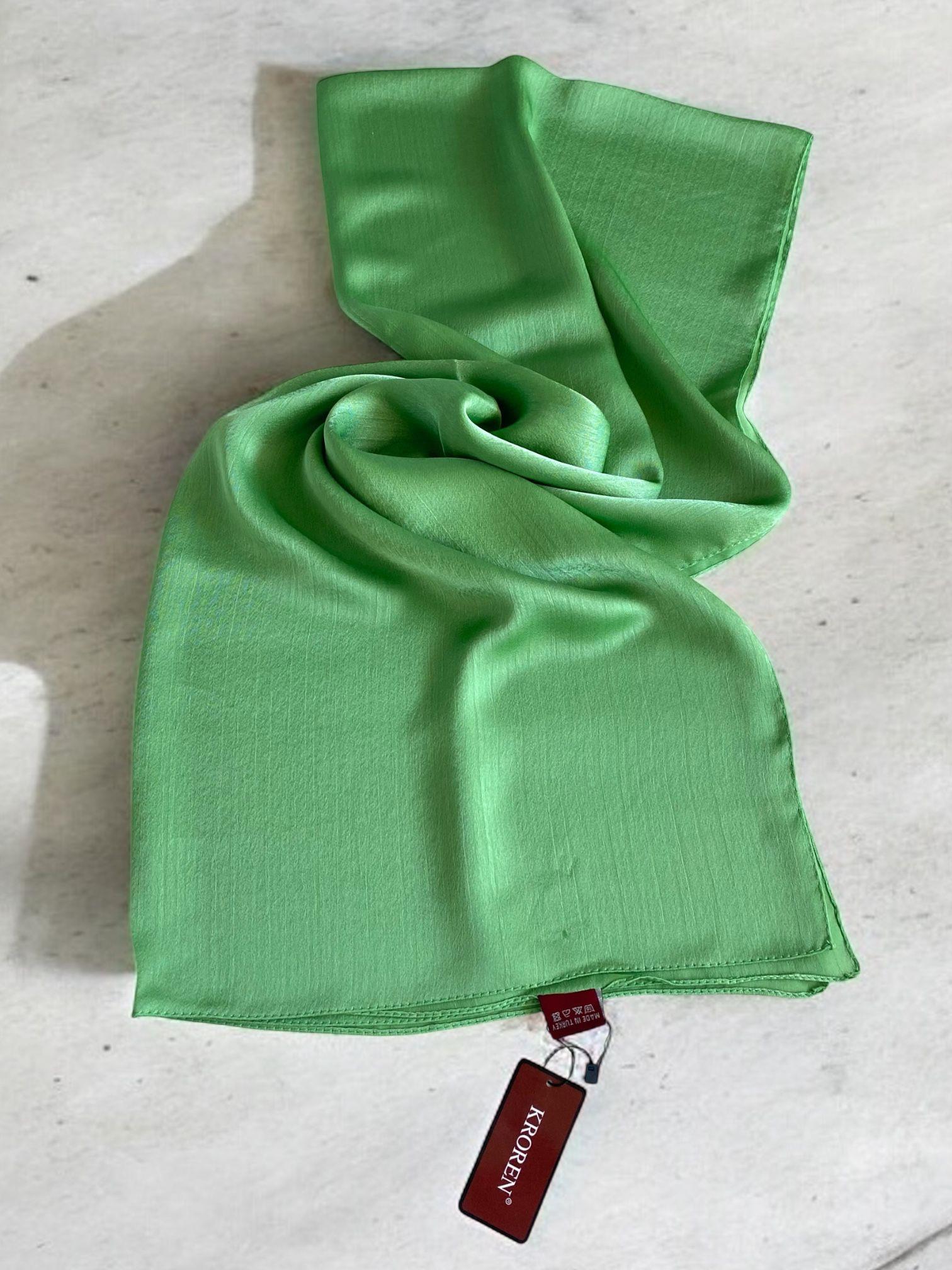 Kroren Jan Jan Olive Solid Color Shawl 7301-1034-1 Color: Olive