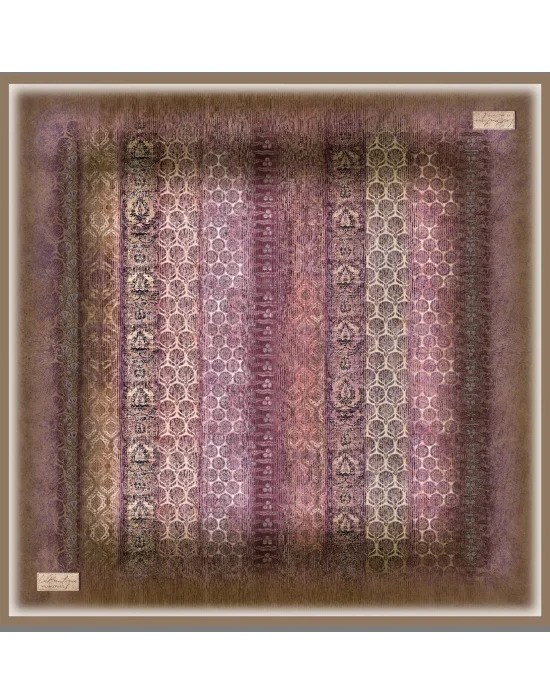 La Boutique Güz Eşarp 2669 03 Pembe Karışık Desen
