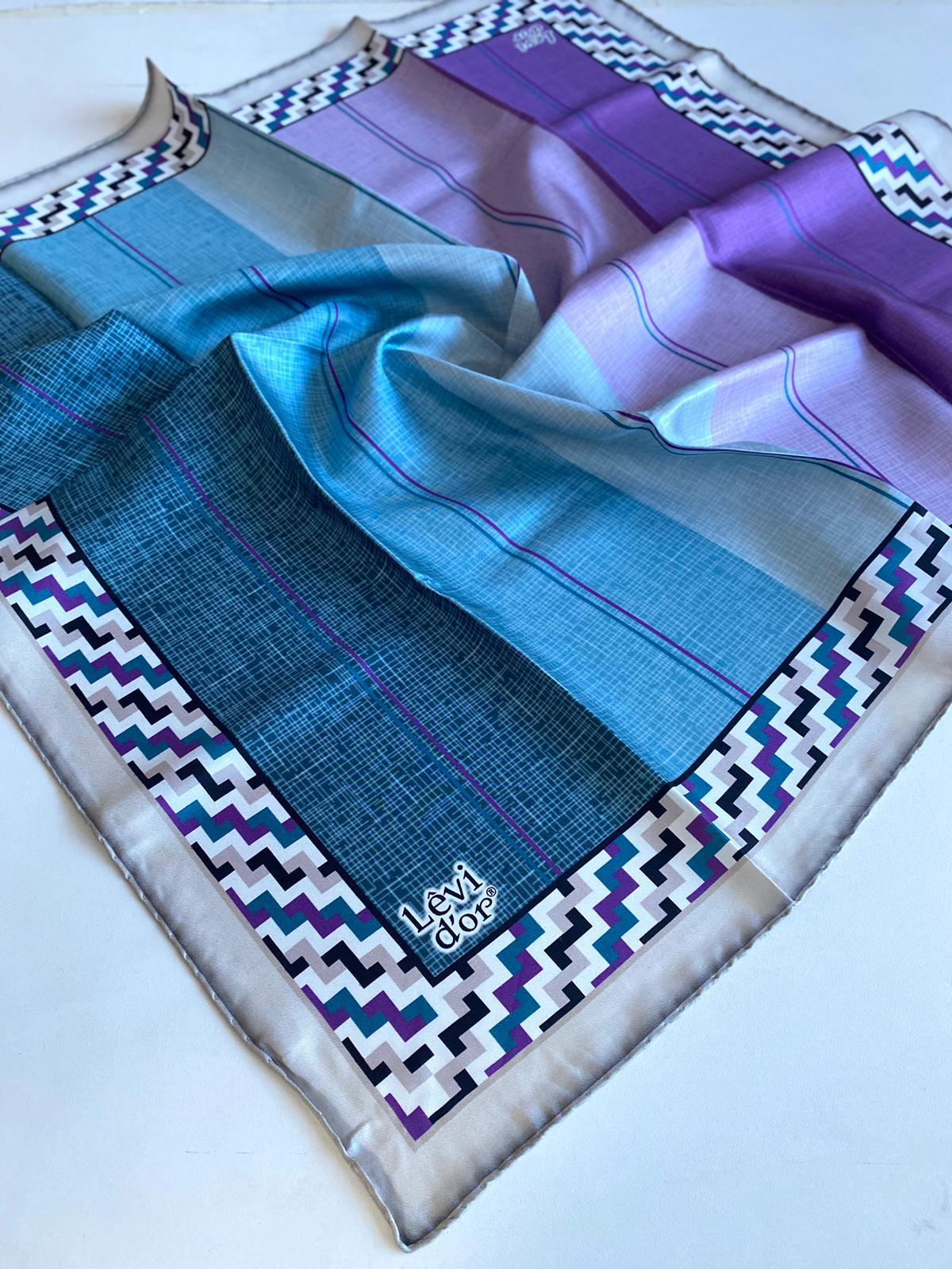 Levidor Tivil İpek Eşarp 39274 Bej Karışık Desen 