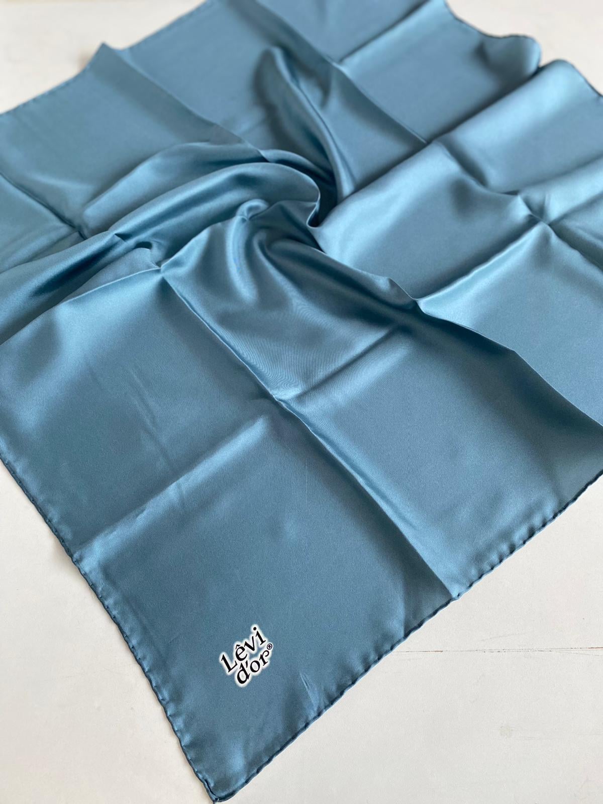 Levidor Tivil İpek Eşarp 43982 Açık Mavi