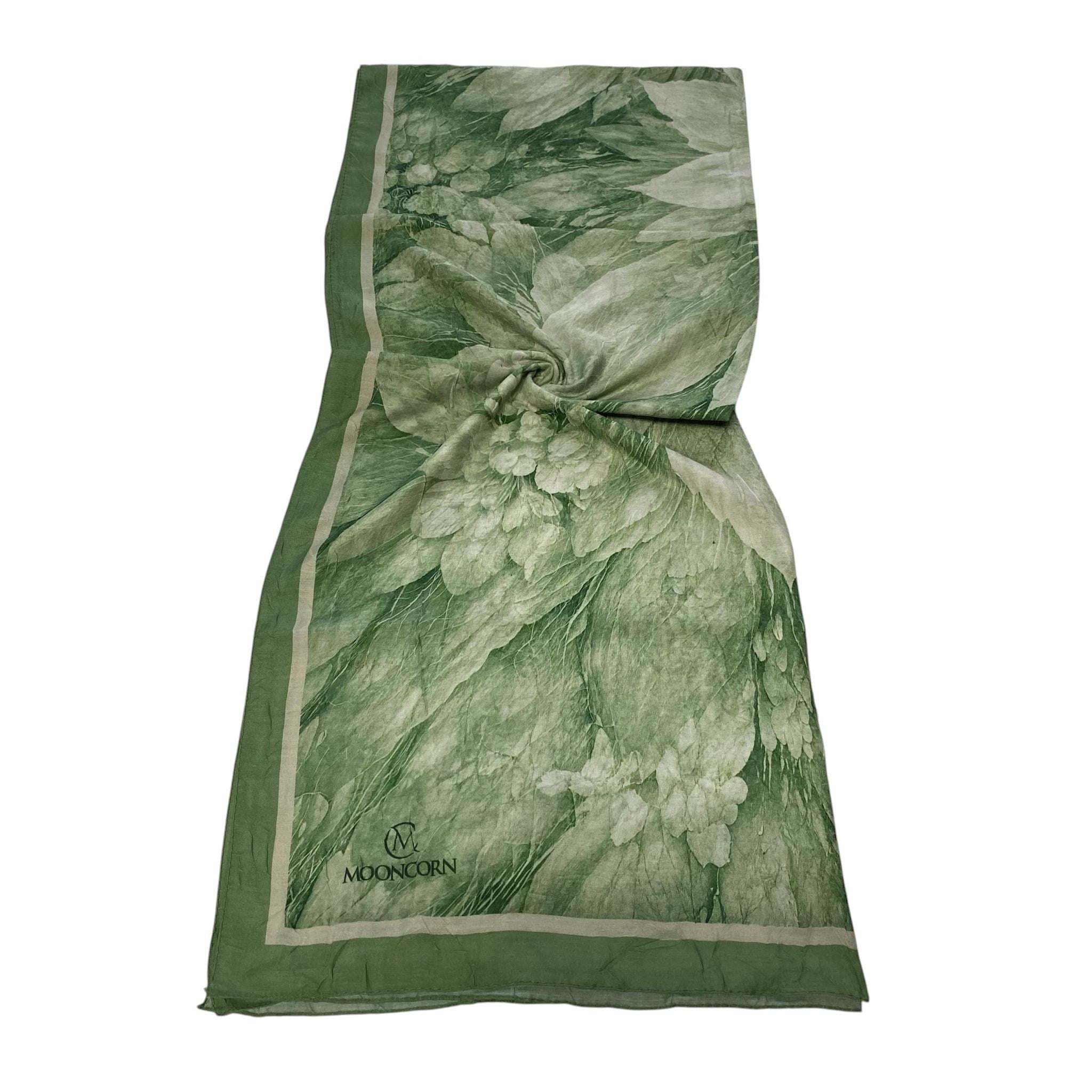 Mooncorn Çiçek Batik Desen Yeşil 55140