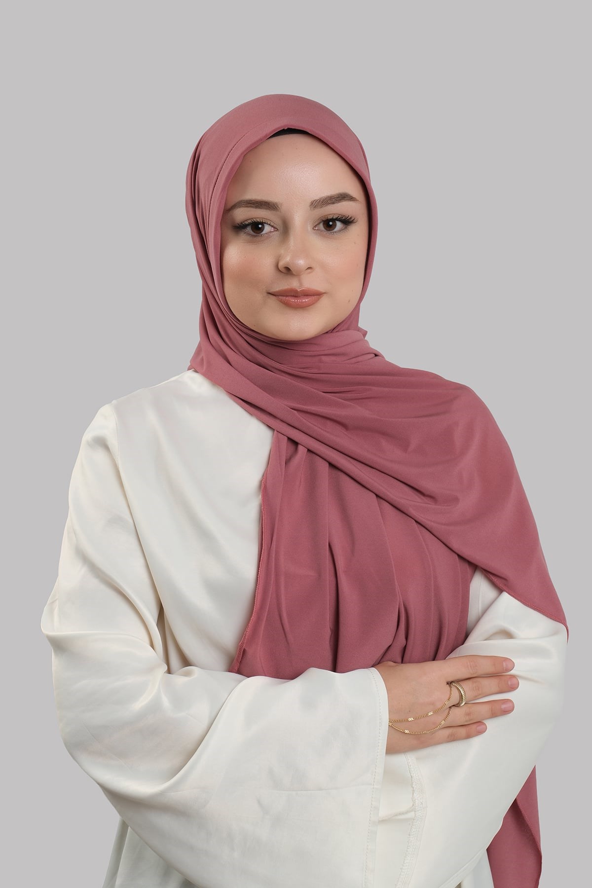 Nar Çiçeği Pratik Hazır Geçmeli Şal Sandy Önü Süngerli 2412_30