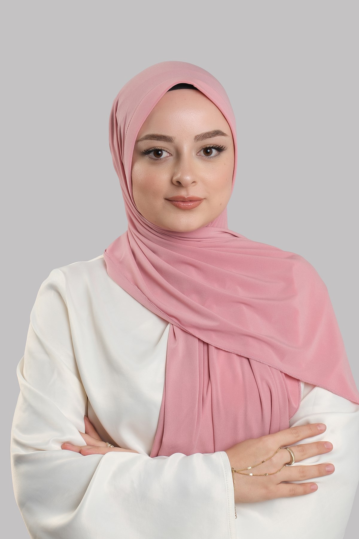 Pembe Pratik Hazır Geçmeli Şal Sandy Önü Süngerli 2412_04