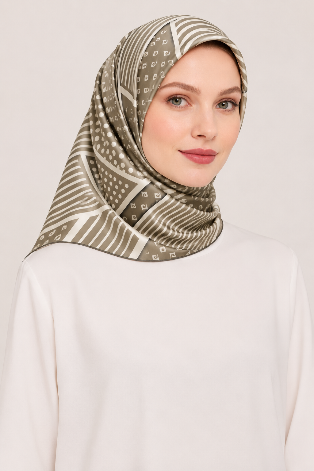 Pierre Cardin Açık Küf Yeşili Tivil İpek Eşarp 8300438 - 951