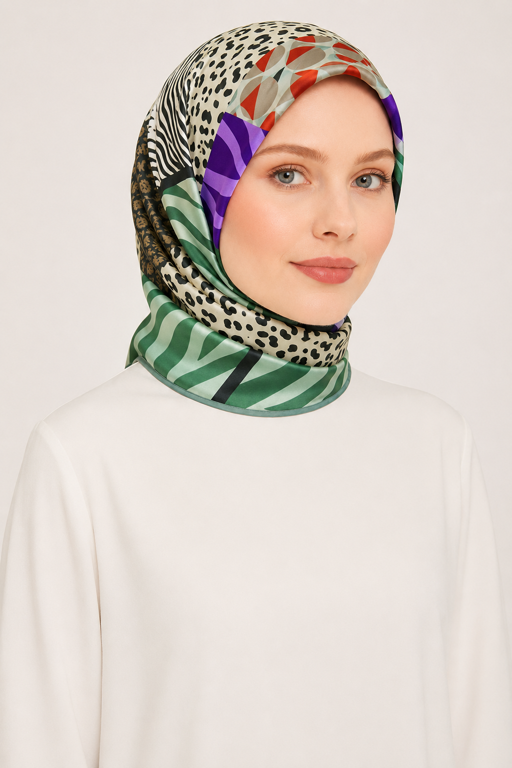 Pierre Cardin Satin Silk Scarf 30183