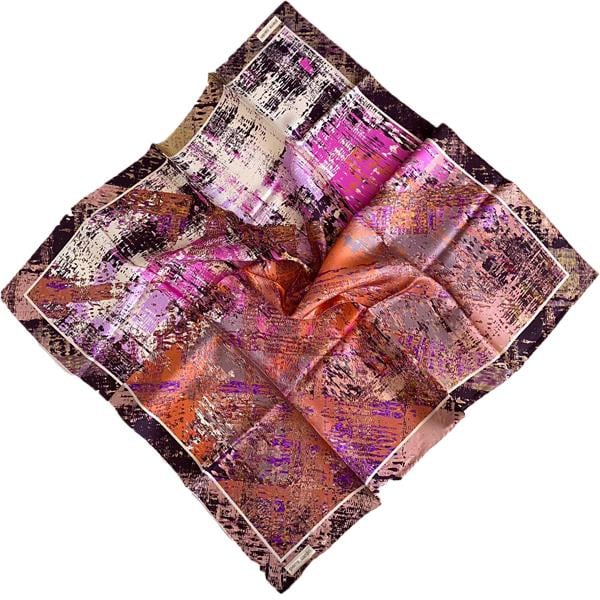 Pierre Cardin Tivil İpek Eşarp 8829438-991 Pudra Karışık Desen