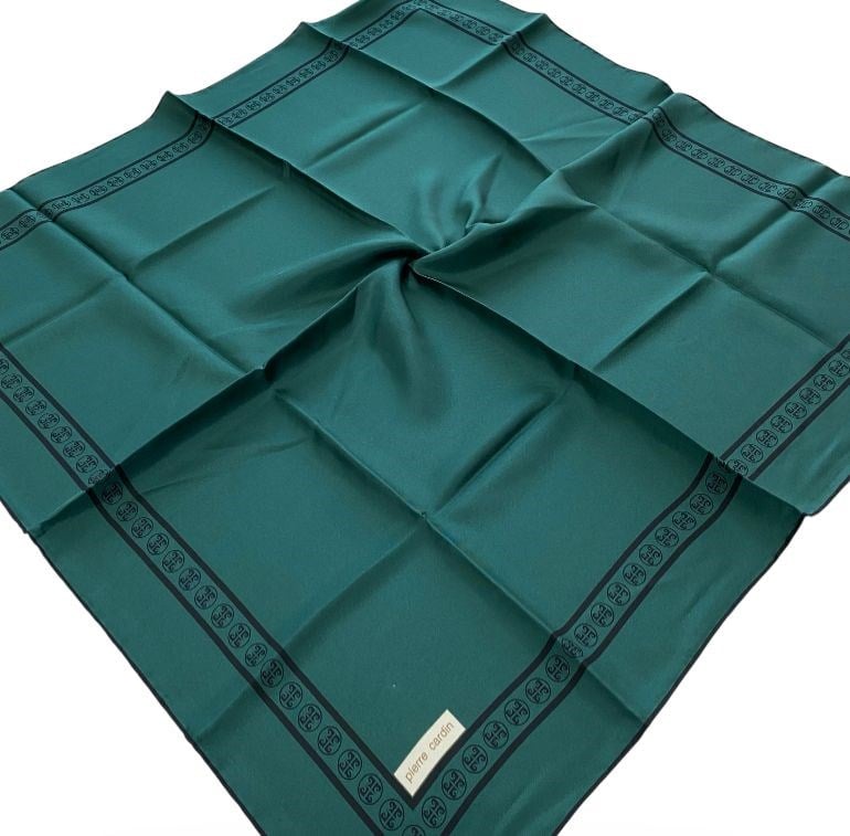 Pierre Cardin Tivil İpek Eşarp 8929438 - 913 Yeşil Düz Desen