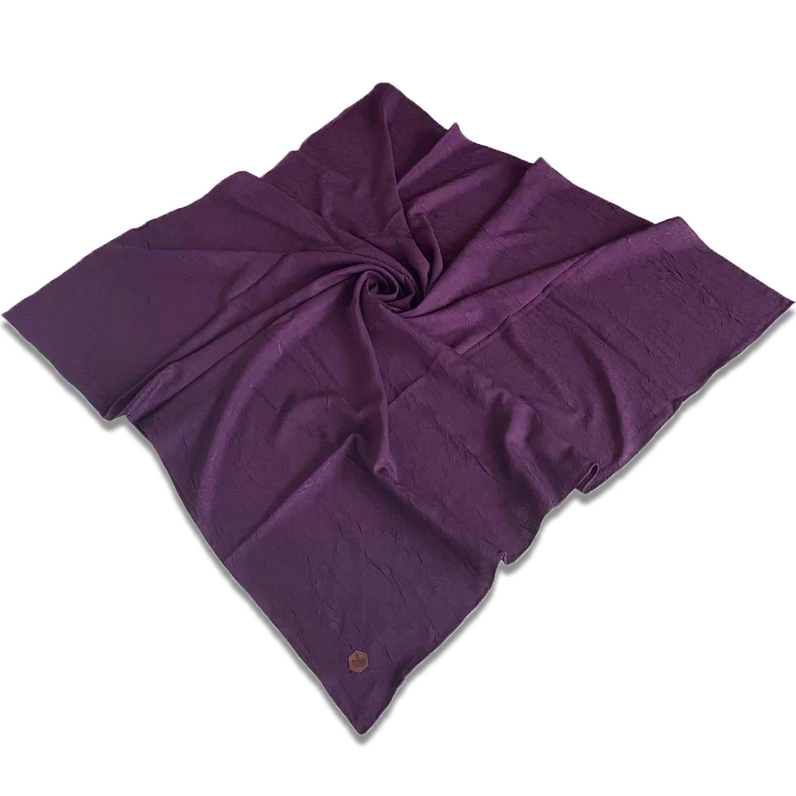 Shawl Secret Dört Mevsim Bambu Kraş Eşarp Mürdüm -  32054