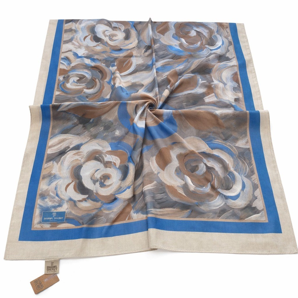 Shawl Secret Glamour Şal 54035 Mavi 