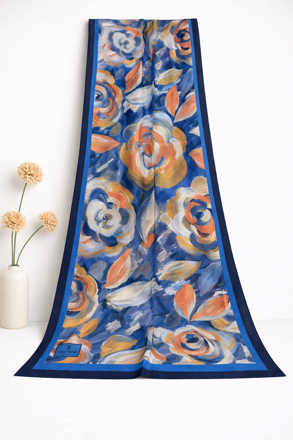 Shawl Secret Glamour Şal 54039 Lacivert 