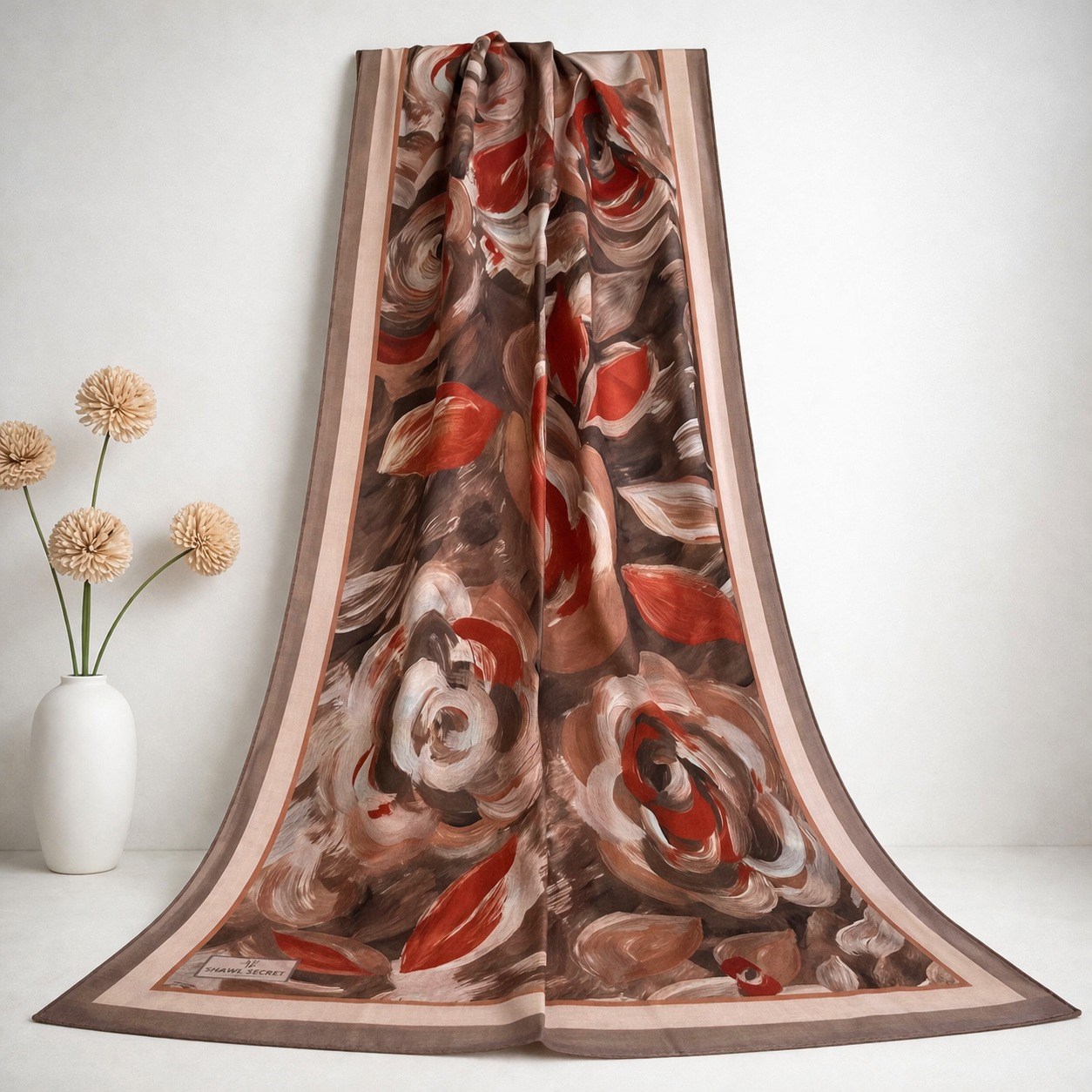 Shawl Secret Glamour Şal 54044 Sütlü Kahve