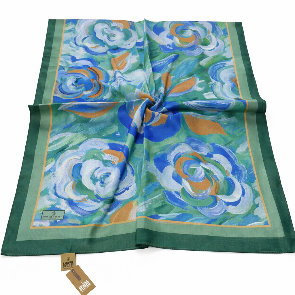 Shawl Secret Glamour Şal 54154 Zümrüt Yeşili