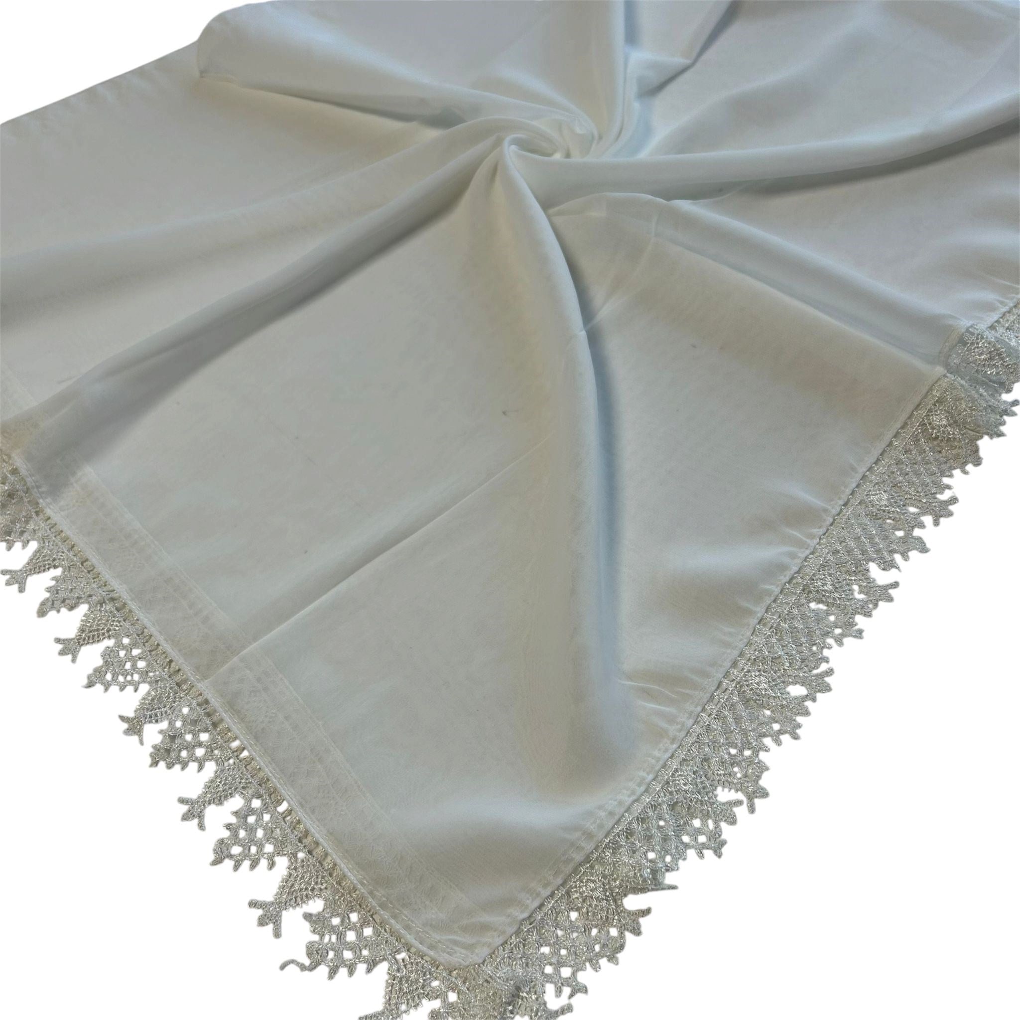 Shawl Secret Namaz Eşarbı Beyaz 55469
