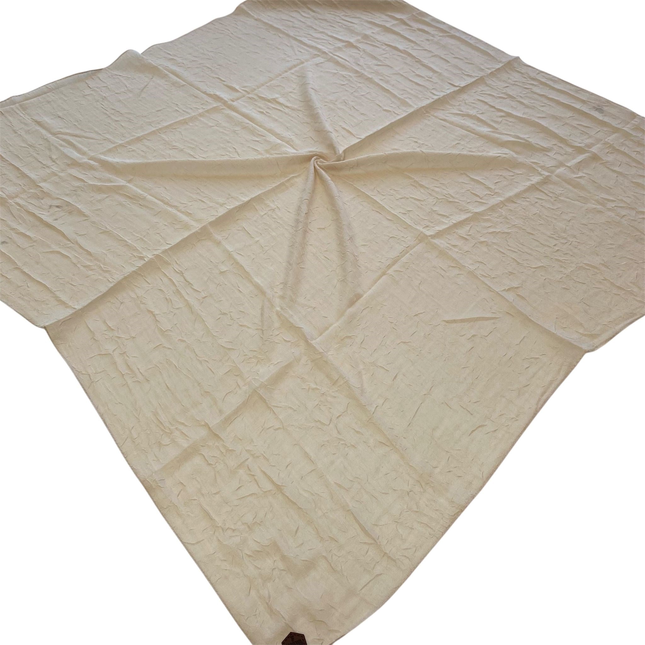 Shawl Secret Yazlık Kraş Eşarp Açık Pudra 55072