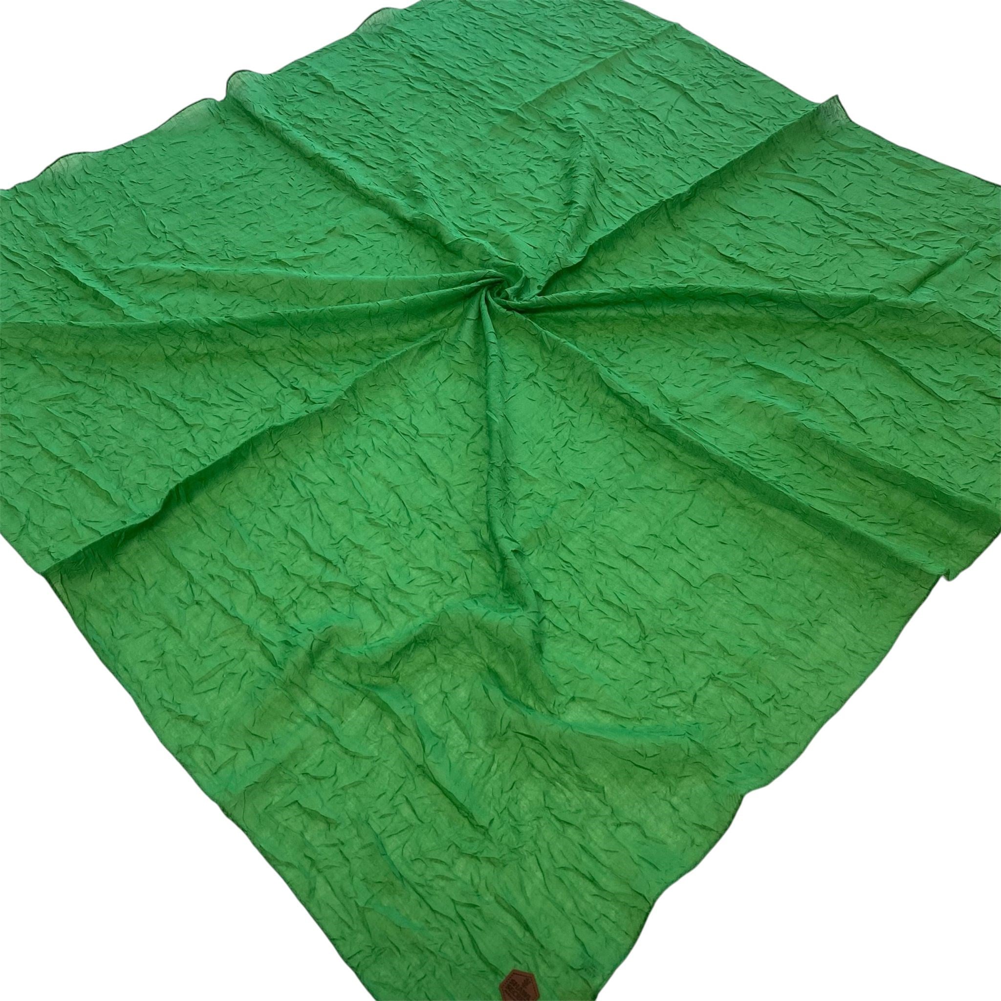Shawl Secret Yazlık Kraş Eşarp Benetton Yeşili 55104