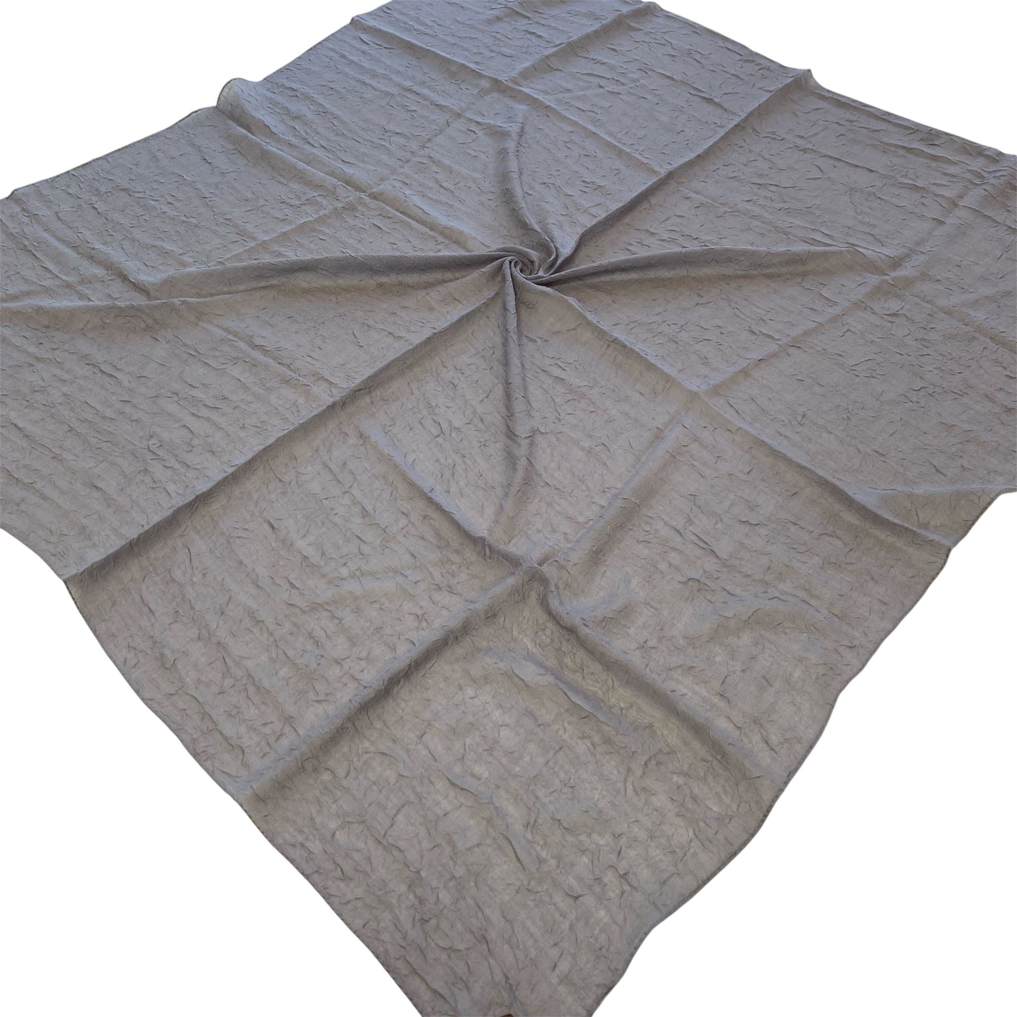 Shawl Secret Yazlık Kraş Eşarp Gri 55107
