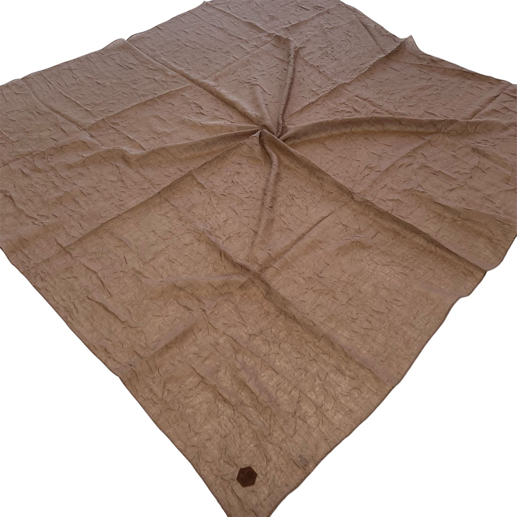 Shawl Secret Yazlık Kraş Eşarp Sütlü Kahve 55108