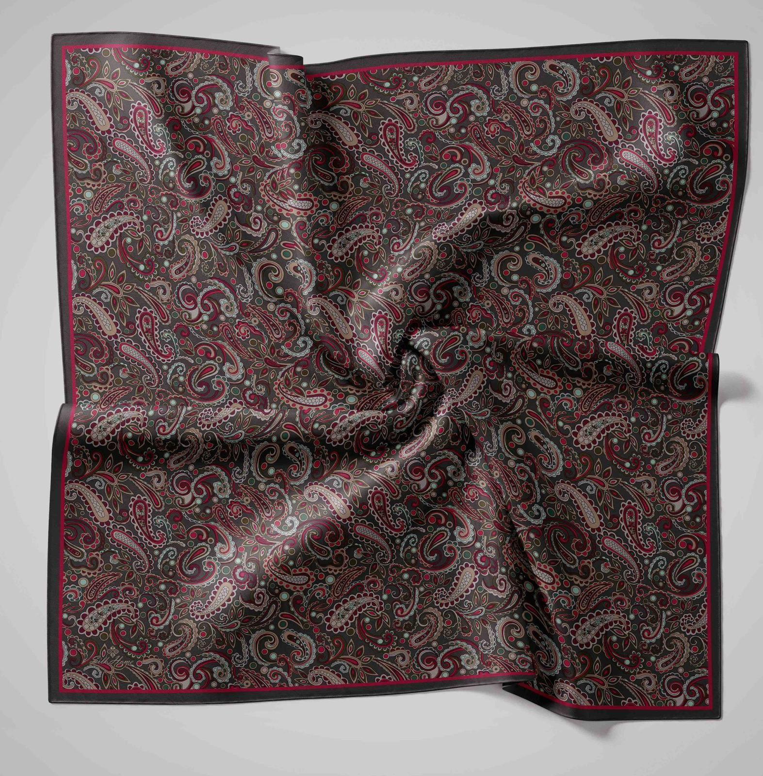 Silk Home Soft Eşarp 45861 Yeşil Karışık Desen 