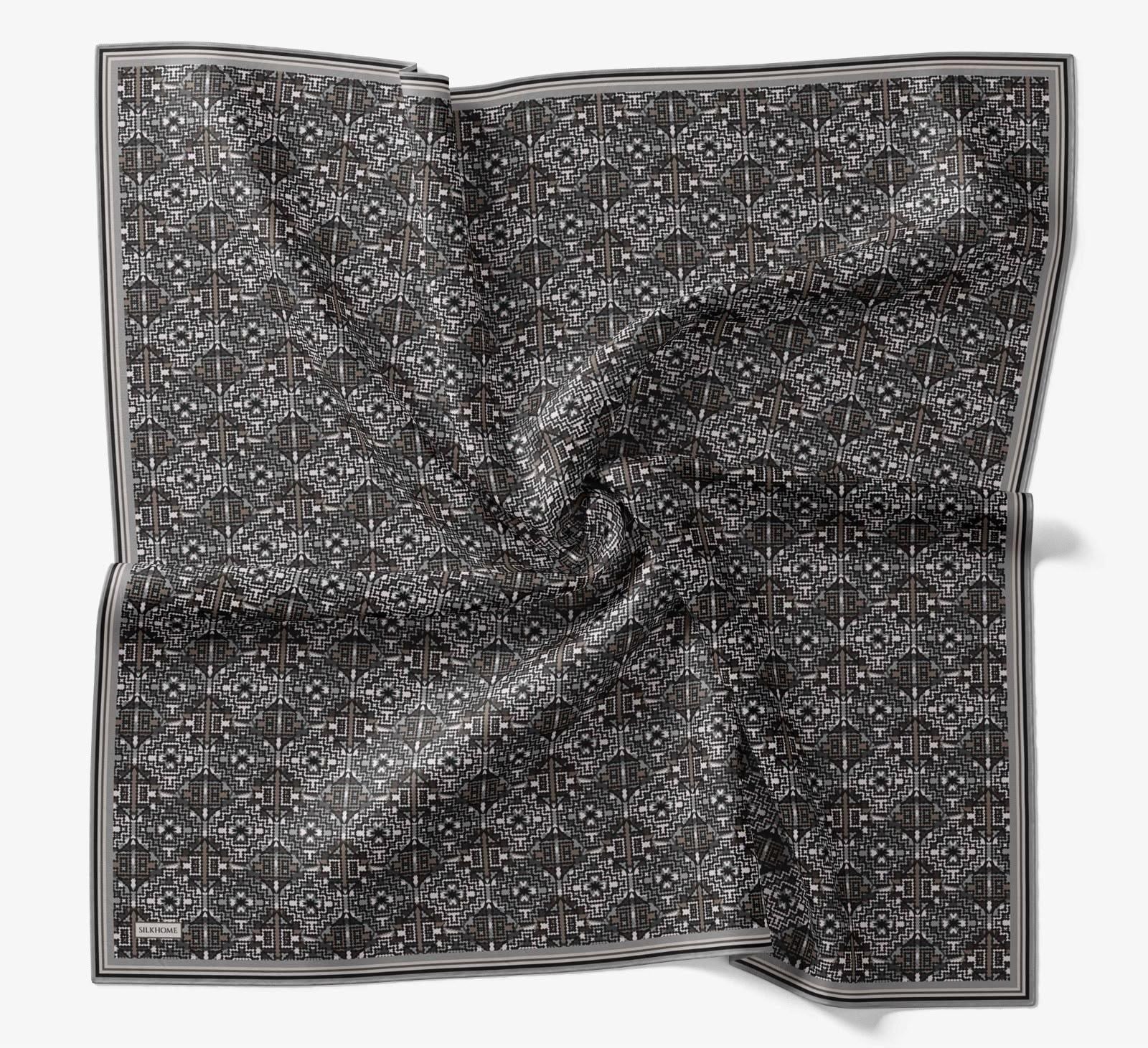 Silk Home Soft Eşarp Etnik Desenli